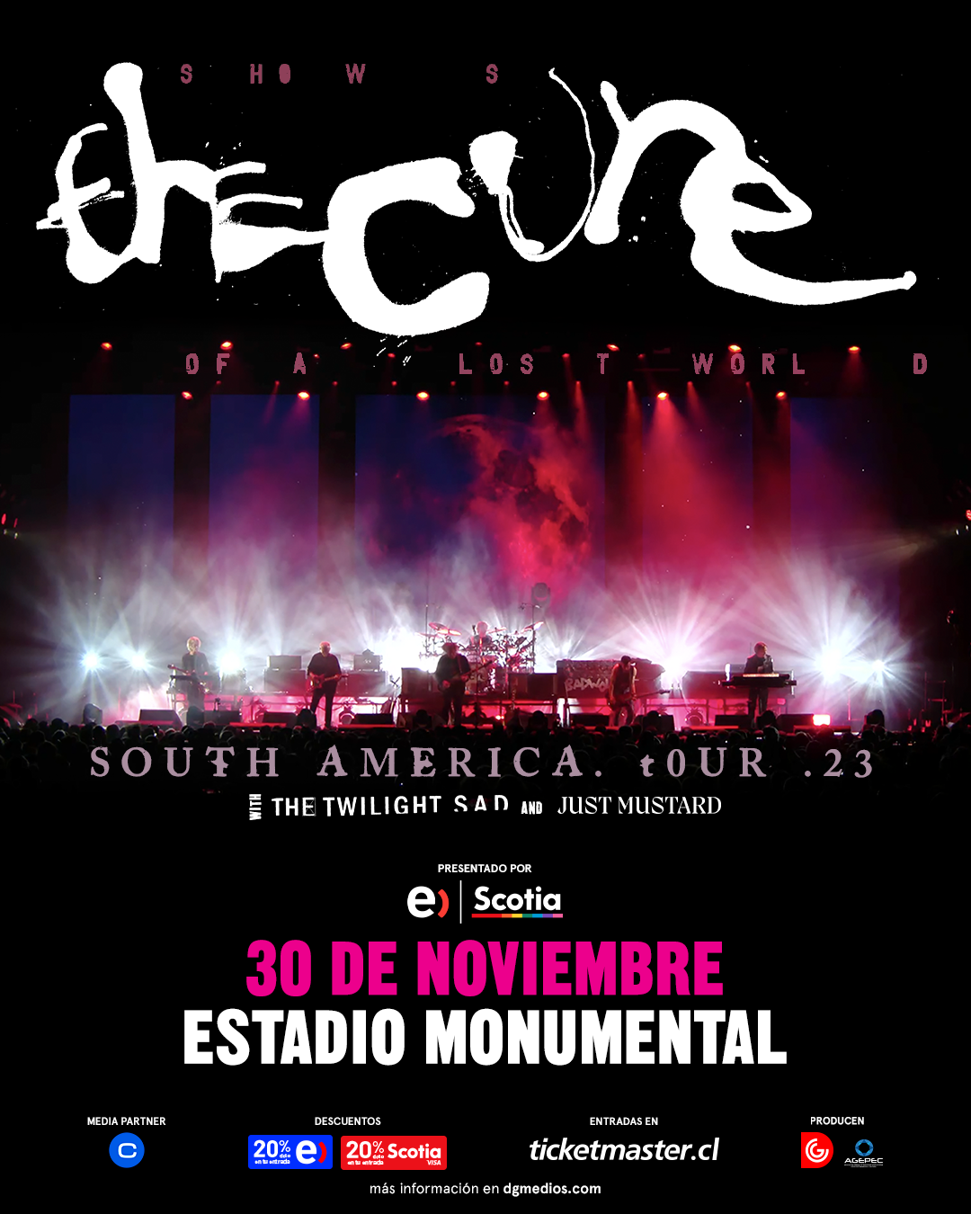 Ya es oficial: The Cure vuelve a Chile